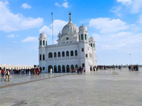 Kartarpur Sahib Gurdwara Pakistan Editorial Stock Photo Image Of