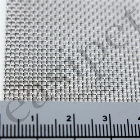 Stainless Steel Woven Wire Mesh Count Filter Grading Sheets Metal