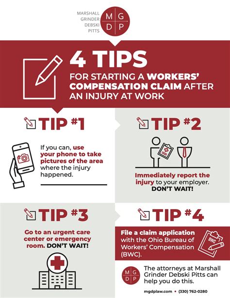 Infographic How To Start A Workers Compensation Claim