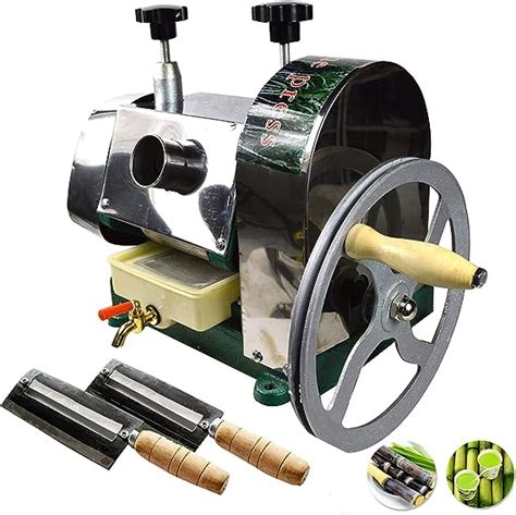 Amazon INTBUYING 3 Rollers Manual Sugar Cane Press Juicer Machine