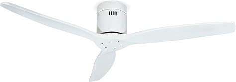 Create Windcalm Dc Ventilateur De Plafond Blanc Pales Blanches