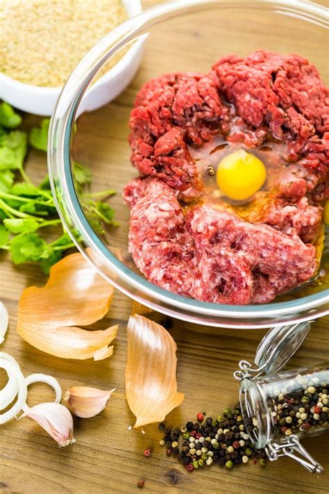 Ground Beef Stock Image Image Of Beef High Ingredient 52258821