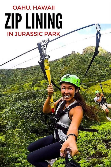 Kualoa Ranch Zipline On Oahu, Hawaii: Jurassic Park | Ziplining, Oahu ...