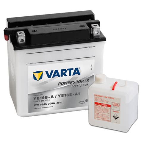 Varta Powersports Freshpack YB16B A Motorrad Batterie YB16B A1 516015