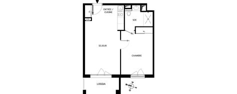 Plan Appartement T2 De 43 27 M² Neuf à Nanteuil Lès Meaux Résidence