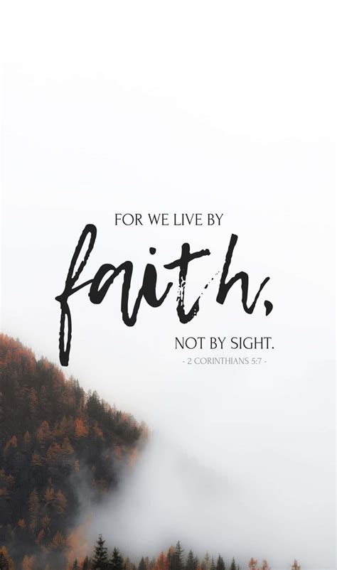 Download Faith Not By Sight Bible Verse Wallpaper | Wallpapers.com