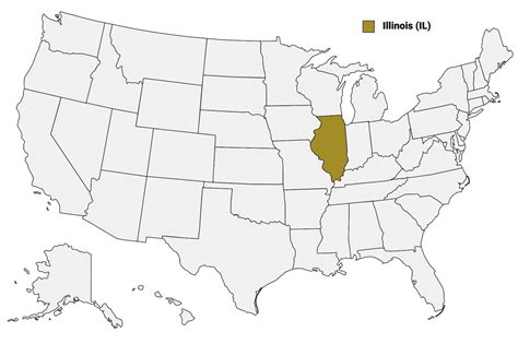 Illinois Counties Map | Mappr