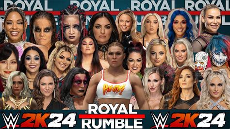 Wwe K Women Royal Rumble Match Pc Youtube