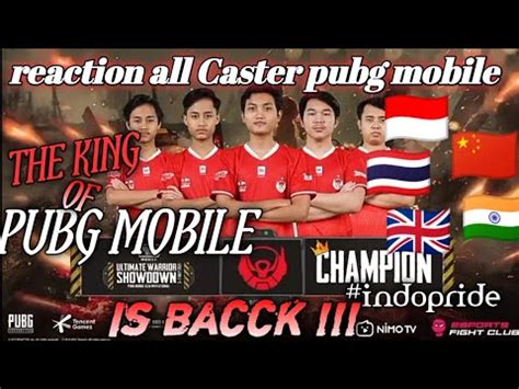 All Caster Reaction Best Moments BTR RA The King Of Pubg Mobile Is BACK