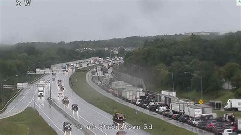 All Lanes Of I 71 South Near Grove City Reopen After Semi Overturns