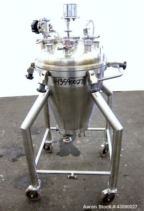 Used T C Stainless Coned Pressure Tank 50 Liter