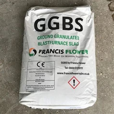 Powdered Ground Granulated Blast Furnace Slag (GGBS Cement), Packaging ...