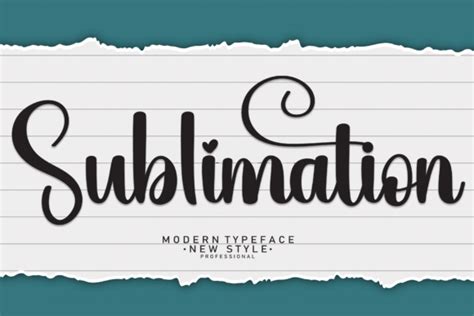 Sublimation Font Free Download | Free Fonts - Fontaza