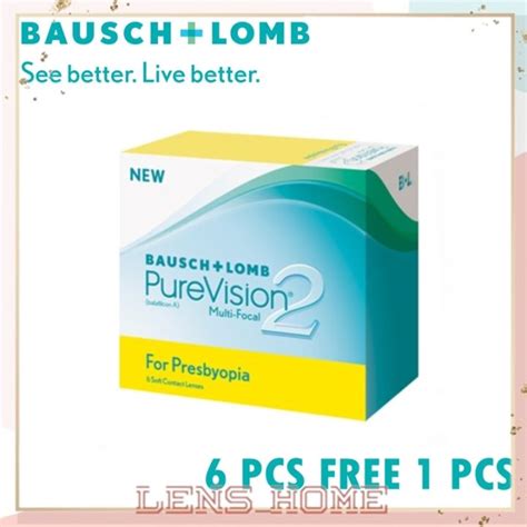 Bausch Lomb Pure Vision Multifocal Monthly Disposable Lenses Pcs