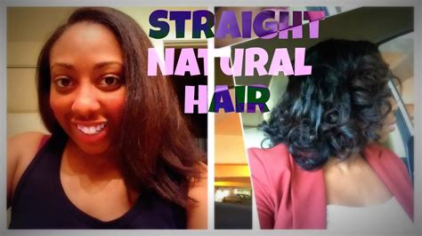 Maintain Straight Natural Hair Night Time Routine Youtube