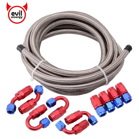 EVIL ENERGY 10AN Nylon Braided CPE Fuel Line Kit 16FT