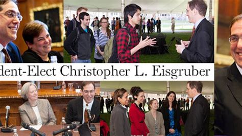 Christopher L. Eisgruber named 20th president of Princeton University