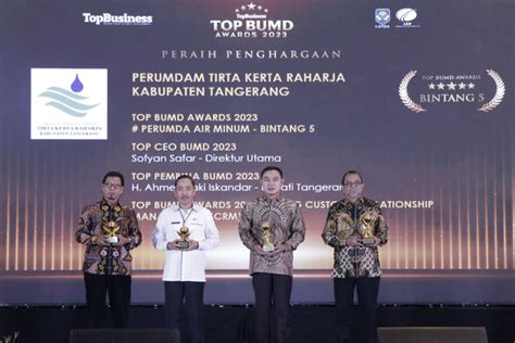 Penghargaan Top Bumd Awards Diberikan Pada Bumd Unggulan Dari