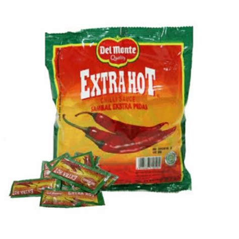 Jual Del Monte Extra Hot Saus Sambal Sachets Isi 24x8g Shopee Indonesia