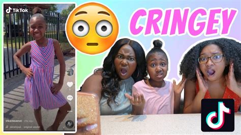 Reacting To My Daughter Karissas Cringey Tik Toks Youtube