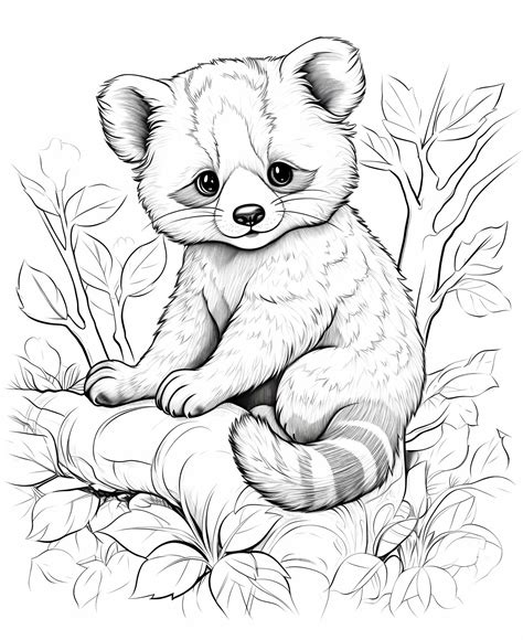 Premium AI Image | Coloring Fun for Kids Adorable Panda Pages in ...