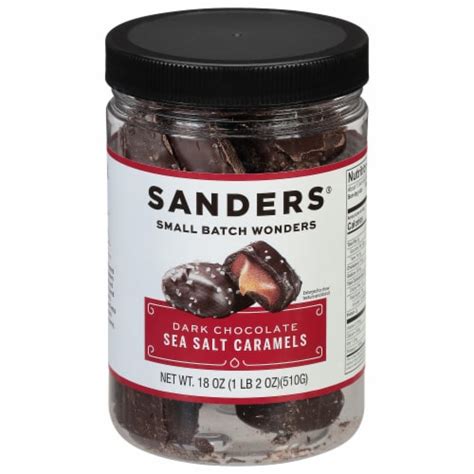 Sanders Dark Chocolate Sea Salt Caramels Tub Oz Kroger