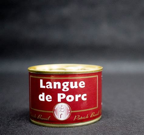 Langue De Porc En Conserve Maisonbareil