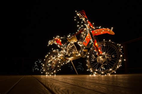 Motorcycle With Christmas Lights Keepyourmindclean Ideas