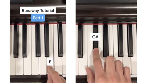 Runaway Piano Tutorial | Kanye | PART 1 - YouTube