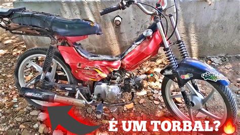 COLOQUEI UM TORBAL FLORIPA NA MINHA SHINERAY 50CC Ficou Bom YouTube