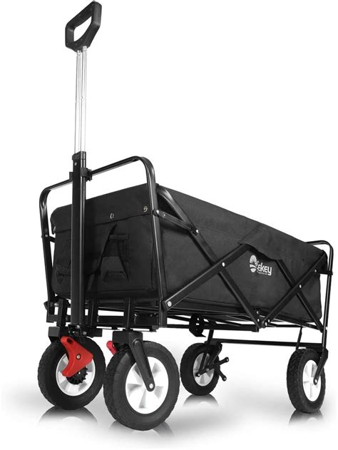 Sekey Folding Wagon With Lbs Large Capacity Heavy Duty Beach Wagon