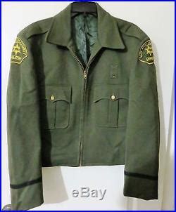 Authentic LASD Los Angeles County Sheriff CLASS A Coat IKE Jacket | Los ...