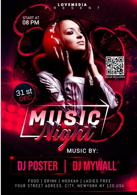 Music Concert Poster Template Postermywall