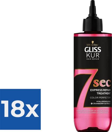 Gliss Kur 7 Sec Express Repair Treatment Color Perfector 200 Ml