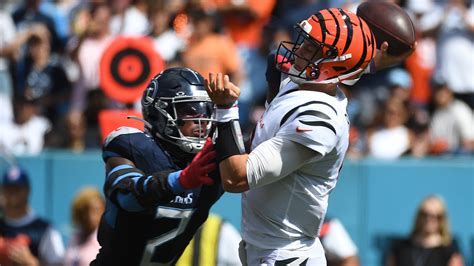 Bengals Score Vs Titans Live Game Updates For Nfl Week 4