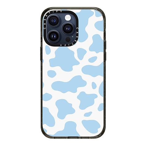 CASETiFY Impact Case with MagSafe for Apple iPhone 15 Pro Max Blue Cow Print CTF-12332443 ...