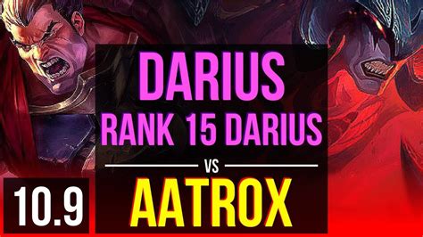 Darius Vs Aatrox Top 4 Early Solo Kills Rank 15 Darius 700 Games