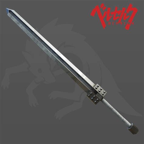 Obj File Guts 7 Foot Long Sword From Berserks Golden Age Arc 3d Model