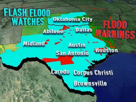 Brazos River Flooding Map