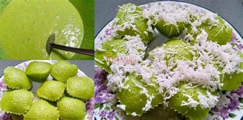 Resepi Apam Nasi Pandan Guna Sukatan Cawan Gebu Gebas