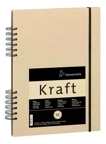 Caderno Kraft Sketch Book Hahnemuhle G M A Folhas Frete Gr Tis