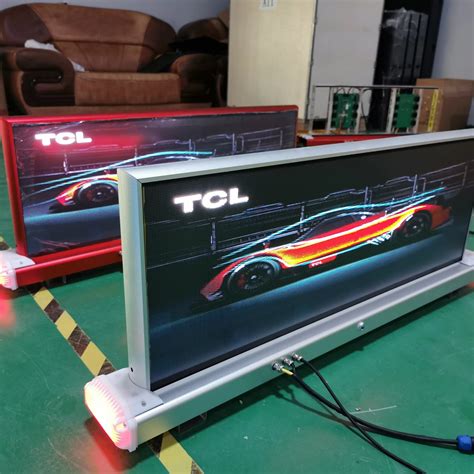 P Taxi Top Led Display Screen Outdoor Led Taxi Roof Advertising Sign