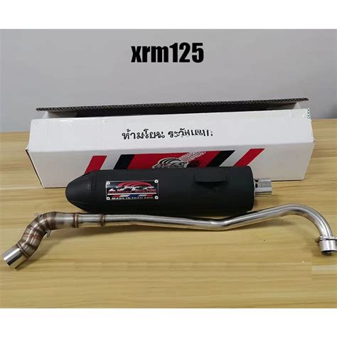 Apido Exhaust Pipe For Xrm Raider Carb Chrome Plated