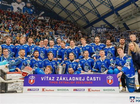 Poprad tvorí novú históriu Trofej majú pevne v rukách na povery pred