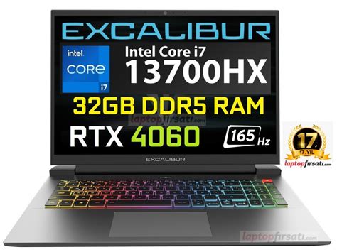 CASPER EXCALIBUR G911 1370 DFB0X C 13 NESIL CORE I7 13700HX 32GB DDR5