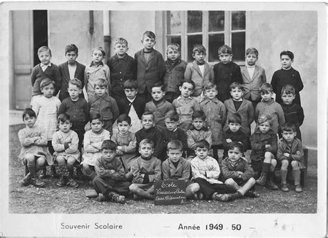 Photo De Classe COURS PREPARATOIRE De 1949 ECOLE DU CENTRE Copains D