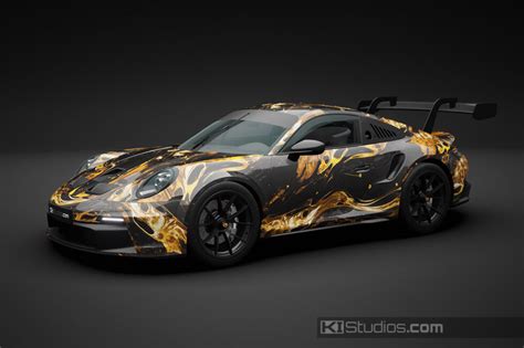 Porsche Racing Livery Wrap Molten Ki Studios