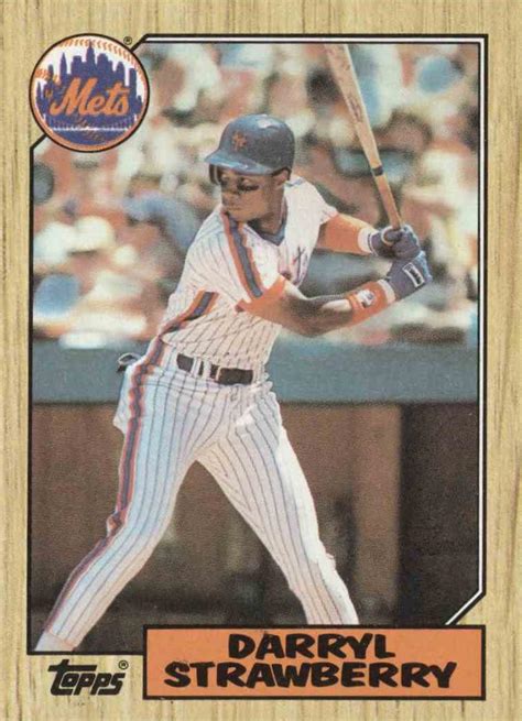 Topps Darryl Strawberry Trading Card Database