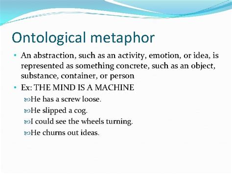 Understanding English idioms from the conceptual metaphor theory