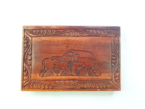 Secret Compartment Box Wood Box Handmade In Sri Lanka Etsy